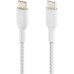 Дата кабель USB-C to USB-C 2.0m 60W White Belkin (CAB004BT2MWH)