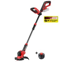 Тример садовий Einhell GE-CT 18/25-1 Li-Solo, 18V, 8400об/хв, 25см, пластикові ножі + волосінь, 2.0кг (без АКБ та ЗП) (3411256)