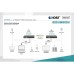 Адаптер HDMI extender 120m 4K/60Hz 150m Full HD 1080p CAT6A/7/8 Digitus (DS-55508)