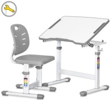 Парта зі стільцем Evo-kids Ergo Grey (Evo-03 Ergo G)