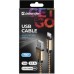 Дата кабель USB 2.0 AM to Lightning 1.0m gold Defender (87806)