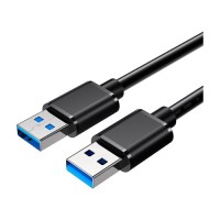 Дата кабель USB 3.0 AM/AM 0.5m 5Gbps black Essager (EXCAA-YTB01)