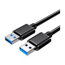 Дата кабель USB 3.0 AM/AM 0.5m 5Gbps black Essager (EXCAA-YTB01)