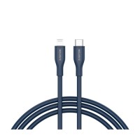 Дата кабель USB-C to Lightning 1.0m CLNM60 C-L 60W MFI Silicon Blue Canyon (CNS-CLNM60SC10DB)