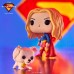 Фігурка Funko Pop набір серії Суперґьорл - Суперґьорл і Крипто Суперпес (90801)