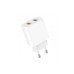 Зарядний пристрій Denmen 2xUSB 2.4A white (DM-DC05-WH)
