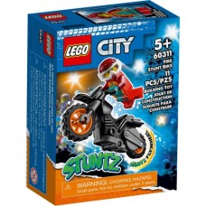Конструктор LEGO City Stuntz Вогняний трюковий мотоцикл 11 деталей (60311)