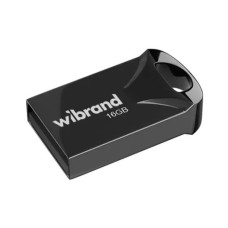 USB флеш накопичувач Wibrand 16GB Hawk Black USB 2.0 (WI2.0/HA16M1B)