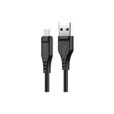 Дата кабель USB 2.0 AM to Micro 5P 1.2m 2.4A TPE C3-09 black Acefast (6974316280880)