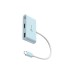Концентратор J5create USB-C 3-in-1 1xHDMI + 1xUSB 3.2 + 1xUSB-C PD100W blue (JCA379EC-N)