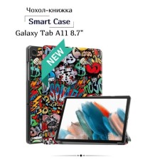 Чохол до планшета BeCover Smart Case Samsung Galaxy Tab A11 SM-X133/X135 8.7" Graffiti (713975)