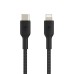 Дата кабель USB 2.0 AM to Lightning 1.0m braided black Belkin (CAA004BT1MBK)