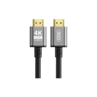 Кабель мультимедійний HDMI to HDMI 3.0m v2.0 black XO (GB017A-HDMI.tranish)