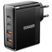 Зарядний пристрій 2xUSB-C + 2xUSB 100W Essager (ECT2CA-QYB01-Z)