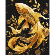 Картина по номерам Santi Золота рибка 40х50 см поталь (956849)