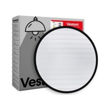 Світильник Vestum GRILL матовий 36W 4000К 2900Lm без пульта чорний (VS-80035)