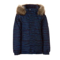 Куртка Huppa MARINEL 17200030 темно-синій з принтом 128 (4741632030831)