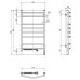 Сушарка для рушників Navin Камелія 480x800 (12-207133-4880)