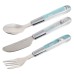 Набір дитячого посуду Canpol babies EXOTIC ANIMALS столові прибори з нержавіючої сталі, синій (9/477_blu2)