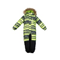 Комбінезон дитячий Huppa FENNO 36240030 лайм із принтом 116 (4741468715414)