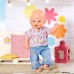 Аксесуар до ляльки Zapf Одяг для ляльки Baby Born - Квітковий джинс (832677)