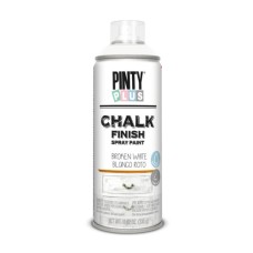 Фарба-аерозоль Pintyplus на водній основі Chalk-finish, Біла, 400 мл (8429576229806)