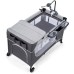 Дитячий манеж Kinderkraft кровать Leody с пеленатором Grey (5902533917952)
