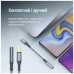 Перехідник USB-C to 3.5mm F 0.14m gray ColorWay (CW-AD-CJ)