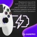 Геймпад GamePro із зарядною станцією 2.4G/BT 5.1/USB (Switch/PC/PS/iOS/Android) RGB White (GPS20W)