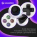 Геймпад GamePro із зарядною станцією 2.4G/BT 5.1/USB (Switch/PC/PS/iOS/Android) RGB White (GPS20W)