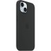 Чохол до мобільного телефона Apple iPhone 15 Silicone Case with MagSafe - Black,Model A3123 (MXPD3ZM/A)