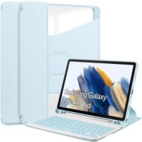 Чохол до планшета BeCover Keyboard 360° Rotatable Samsung Tab A9 Plus SM-X210/SM-X215/SM-X216 11.0" Light Blue (710332)