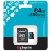 Карта пам'яті Kingston 64GB microSDXC сlass 10 UHS-I U3 V30 A2 Canvas Go Plus G4 (SDCG4/64GBSP)