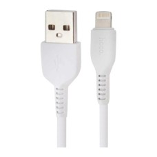 Дата кабель USB 2.0 AM to Lightning 1.0m 2.4A PVC X13 white HOCO (6957531061151)
