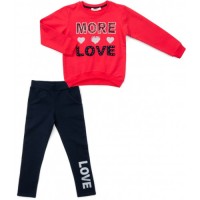 Спортивний костюм Breeze "MORE LOVE" (13269-134G-coral)