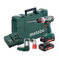 Шуруповерт Metabo BS 18 Quick, 18V 2x2Aг + набір SP(9 шт) (602217870)