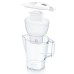 Фільтр-глечик Brita Aluna Memo MXPro 2.4л (1.4л очищеної води) з фільтр-картриджем 3шт, білий (1053054)