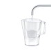 Фільтр-глечик Brita Aluna Memo MXPro 2.4л (1.4л очищеної води) з фільтр-картриджем 3шт, білий (1053054)