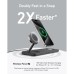 Зарядний пристрій Anker MagGo Wireless Charging Station 15W 3-in-1 Pad Black (B25M1311)