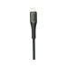 Дата кабель USB 2.0 AM to Lightning 1.0m 3A braided dark green SkyDolphin (USB-000580)