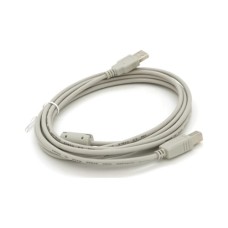 Кабель для принтера USB 2.0 AM/BM 3.0m ferrite white Voltronic (YT-AM/BM-3.0W)