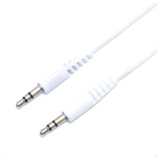 Кабель мультимедійний 3.5mm M to 3.5mm M 1.0m white XQISIT (4029948026954)