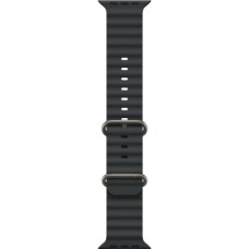 Ремінець до смарт-годинника Apple 49mm Black Ocean Band - Natural Titanium Finish (MXTL3ZM/A)