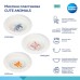 Тарілка дитяча Canpol babies CUTE ANIMALS мисочка пластикова, помаранчева (4/412_ora)