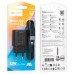 Зарядний пристрій HOCO C134A Solid USB + cable USB to Lightning Black (6942007621311)