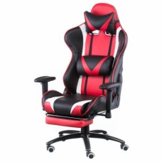 Крісло ігрове Special4You ExtremeRace black/red with footrest (E4947)