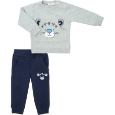 Спортивний костюм дитячий Breeze з тигриком (22128-74B-gray)