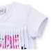 Набір дитячого одягу Breeze футболка із зірочками з шортами (9036-98G-white)