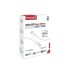 Дата кабель USB-C to USB-C ecoline-cc120.white Promate (ecoline-cc120.white)