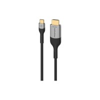 Кабель мультимедійний USB-C to HDMI 1.8m grey Promate (mediacord-8k.grey)
